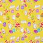 Preview: Baumwoll Druck Hasen auf Gelb von Happy Easter by Swafing 